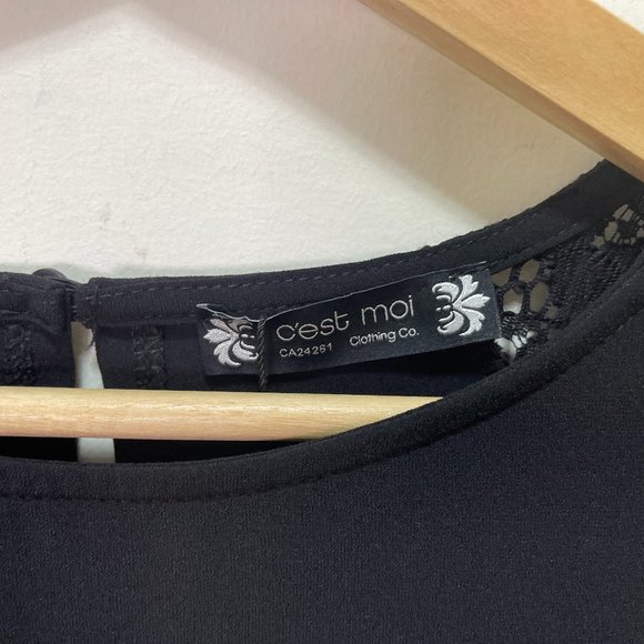 NWT C'est Moi Flowy Dress sz S/M - Picture 3 of 13